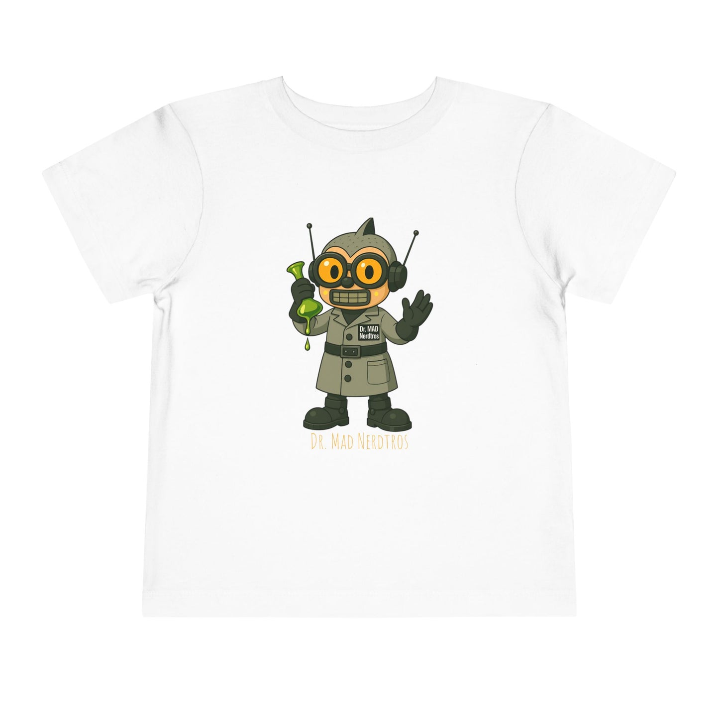 (1# Dr. MAD Nerdtros Toddler Short Sleeve Tee