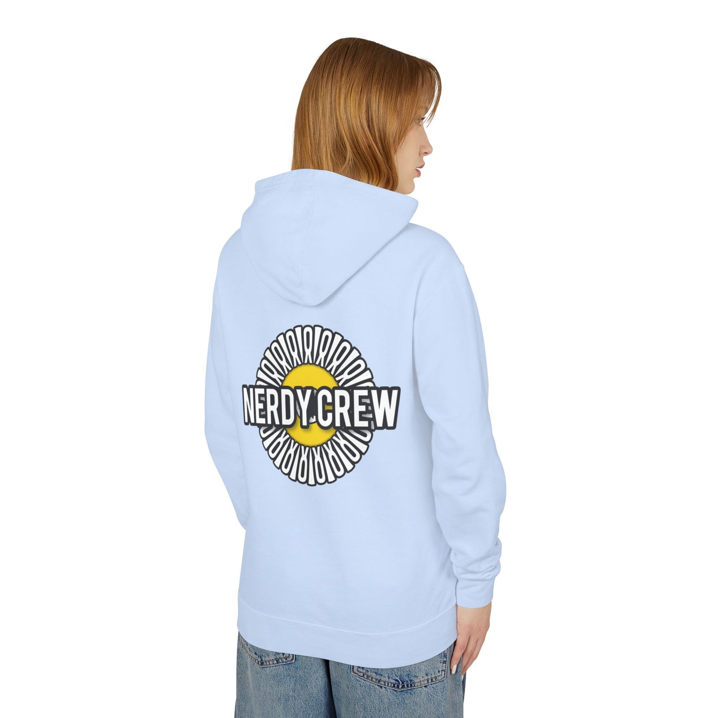The Nerdyy Crew Unisex Lightweight Hooded Sweatshirt