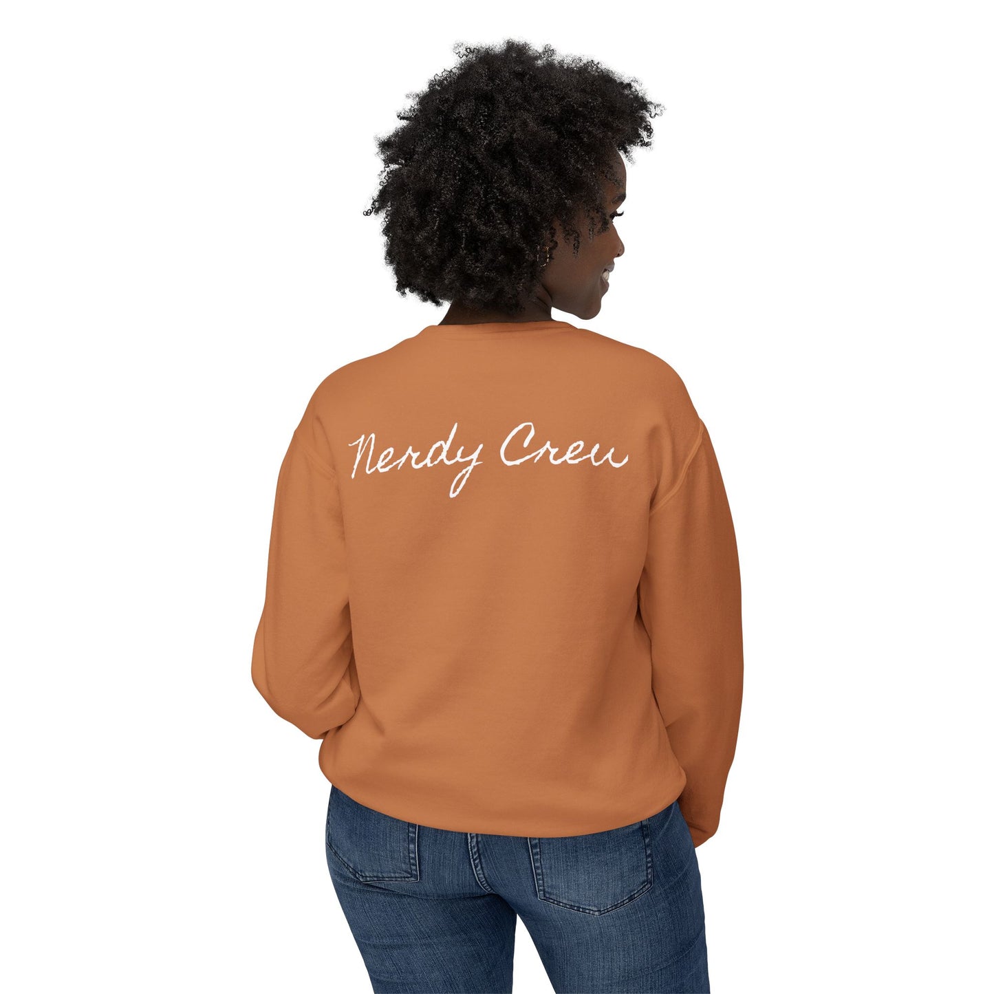 Giga Le Nerdy Unisex Lightweight Crewneck Sweatshirt