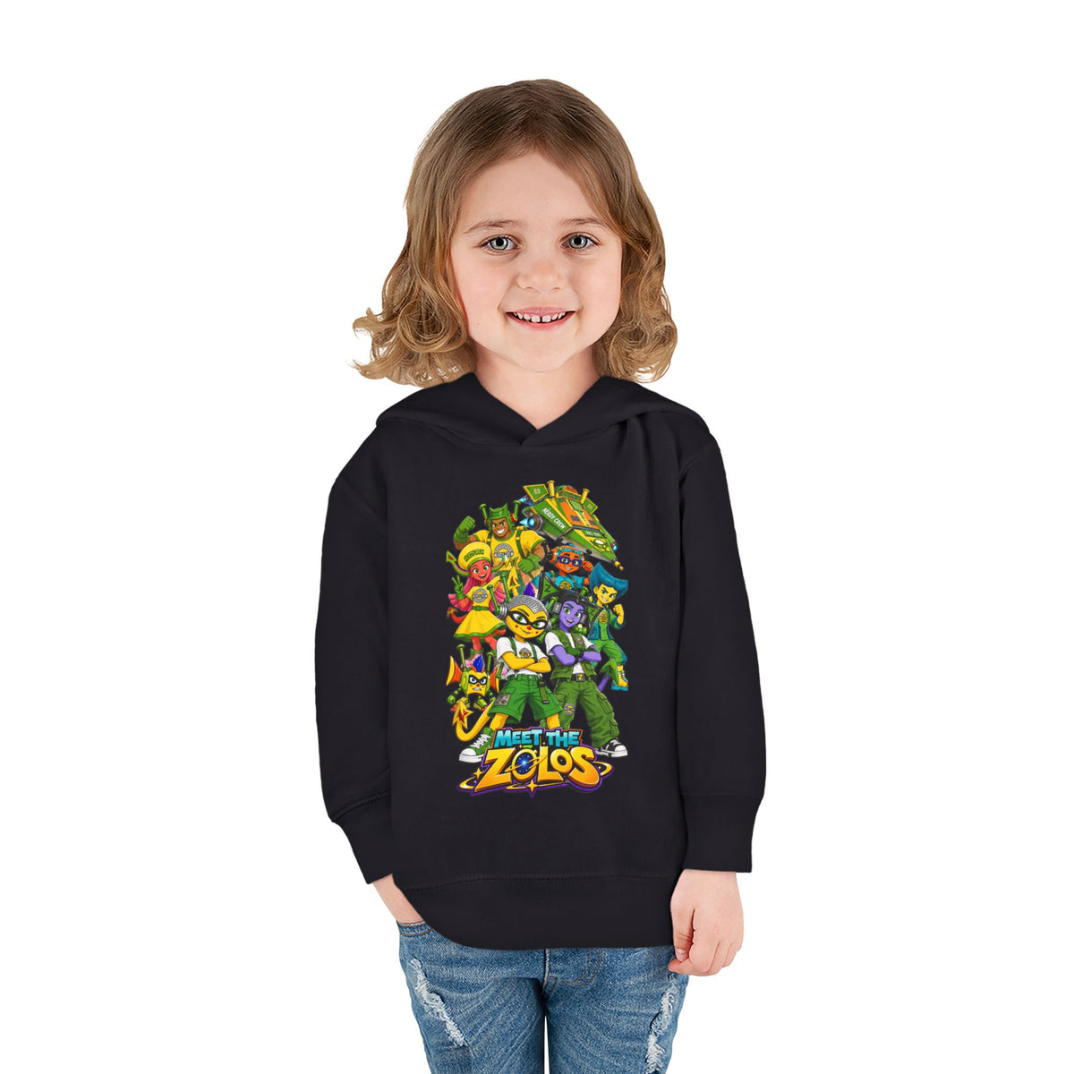 ($Meet The Zolos”) Toddler Pullover Fleece Hoodie