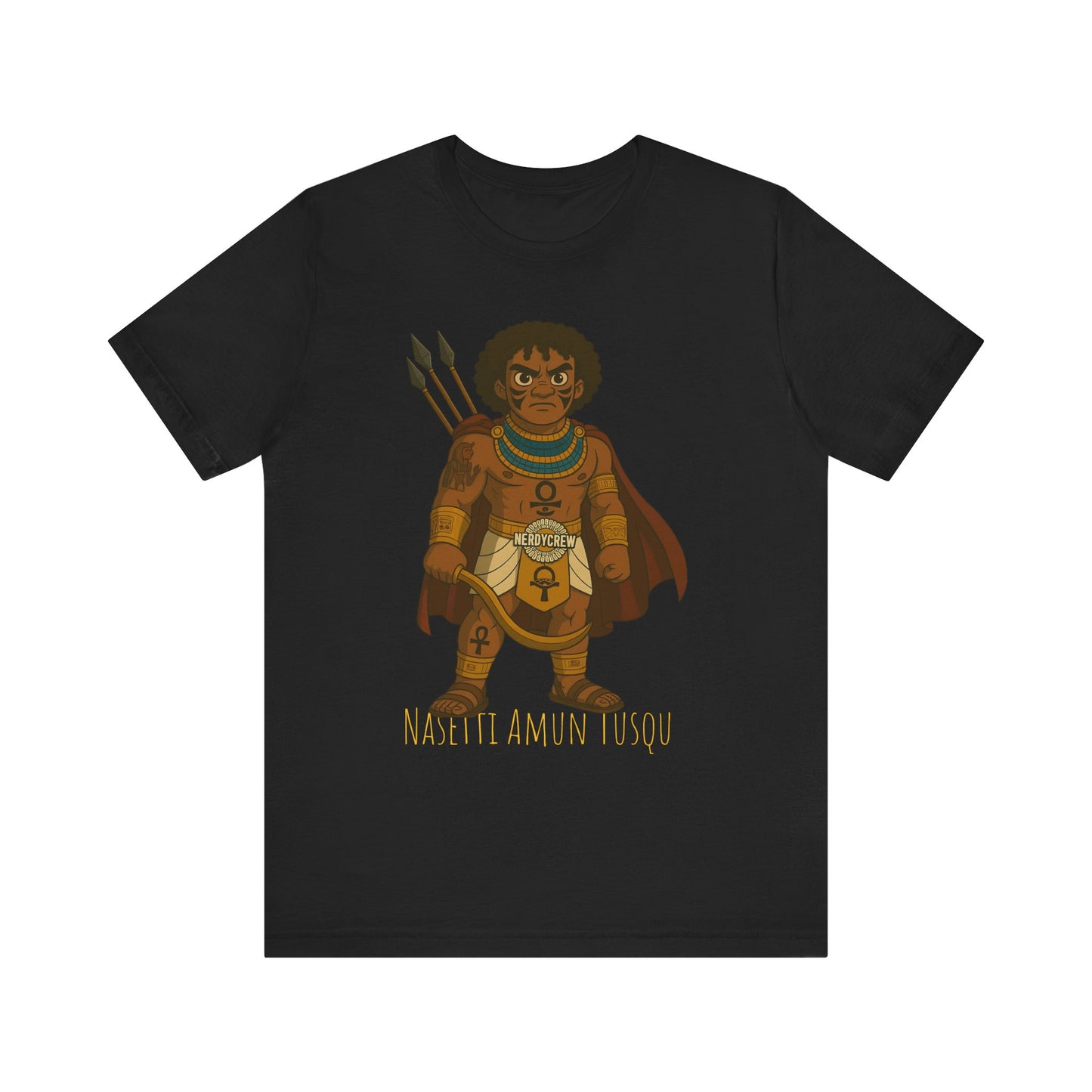 (“3 Nasetti Amun Tusqu”) Unisex Jersey Short Sleeve Tee