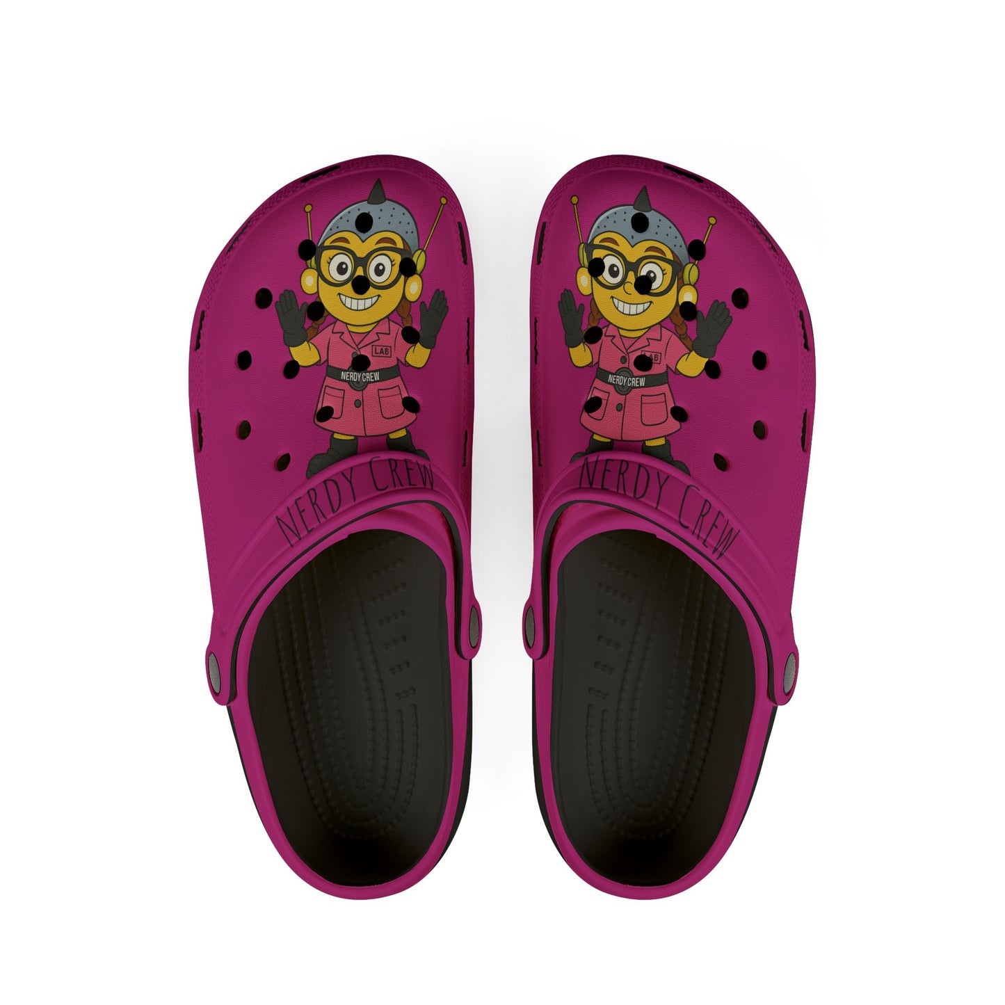(The Girly Mad Nerdtros) EVA Foam Rubber Shoes (AOP)