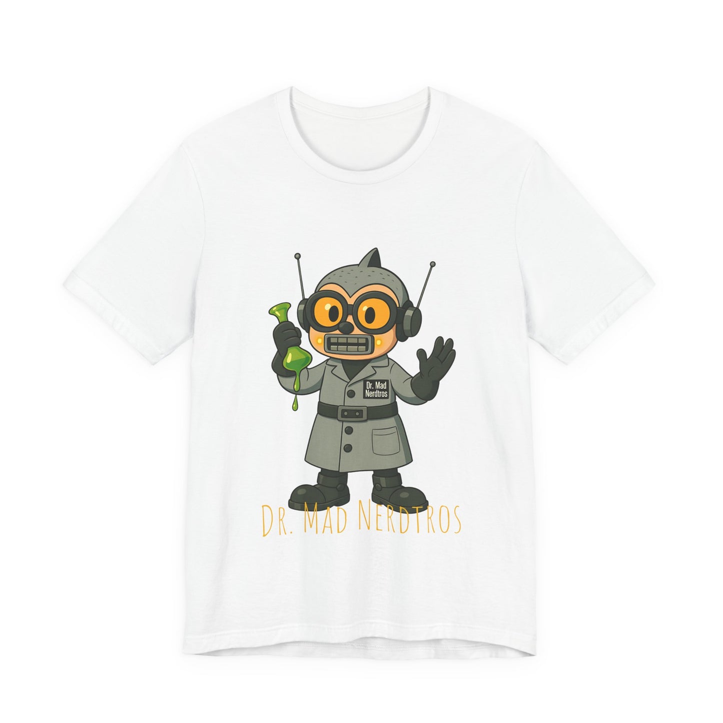 (1# Dr. MAD Nerdtros Unisex Jersey Short Sleeve Tee