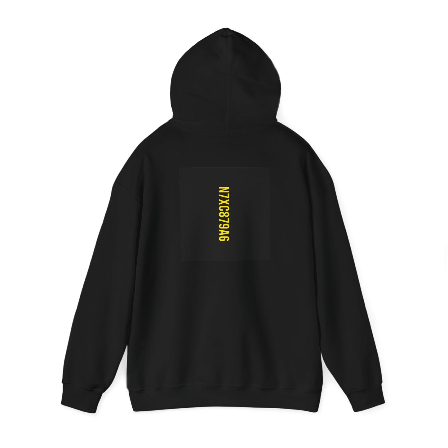 Official Black & Yellow text Unisex Heavy Blend™ Hooded Sweatshirt Black & Yellow text Unisex Heavy Blend™ Hooded Sweatshirt