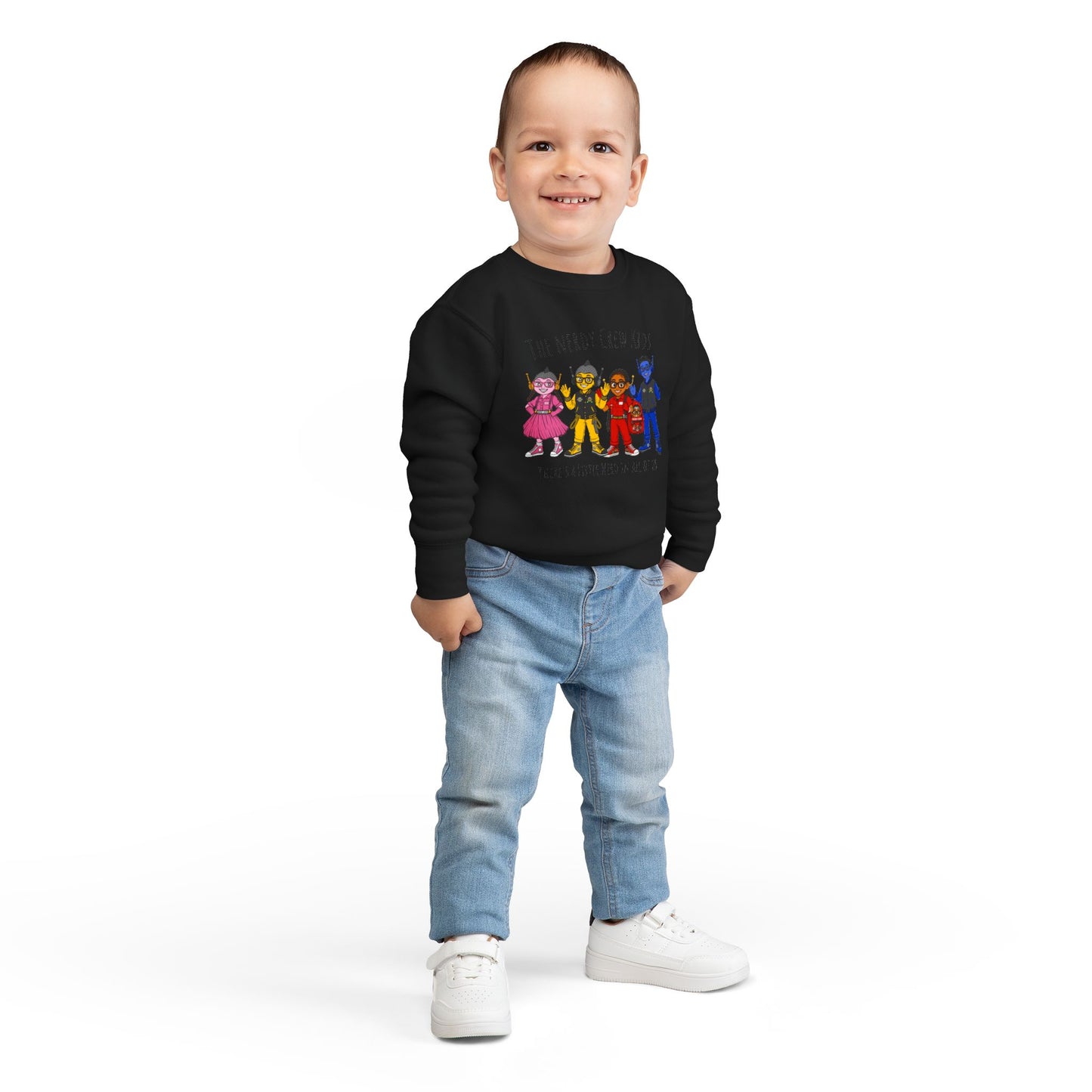 1# (“Nerdy Crew Kids”) Toddler Sweatshirt