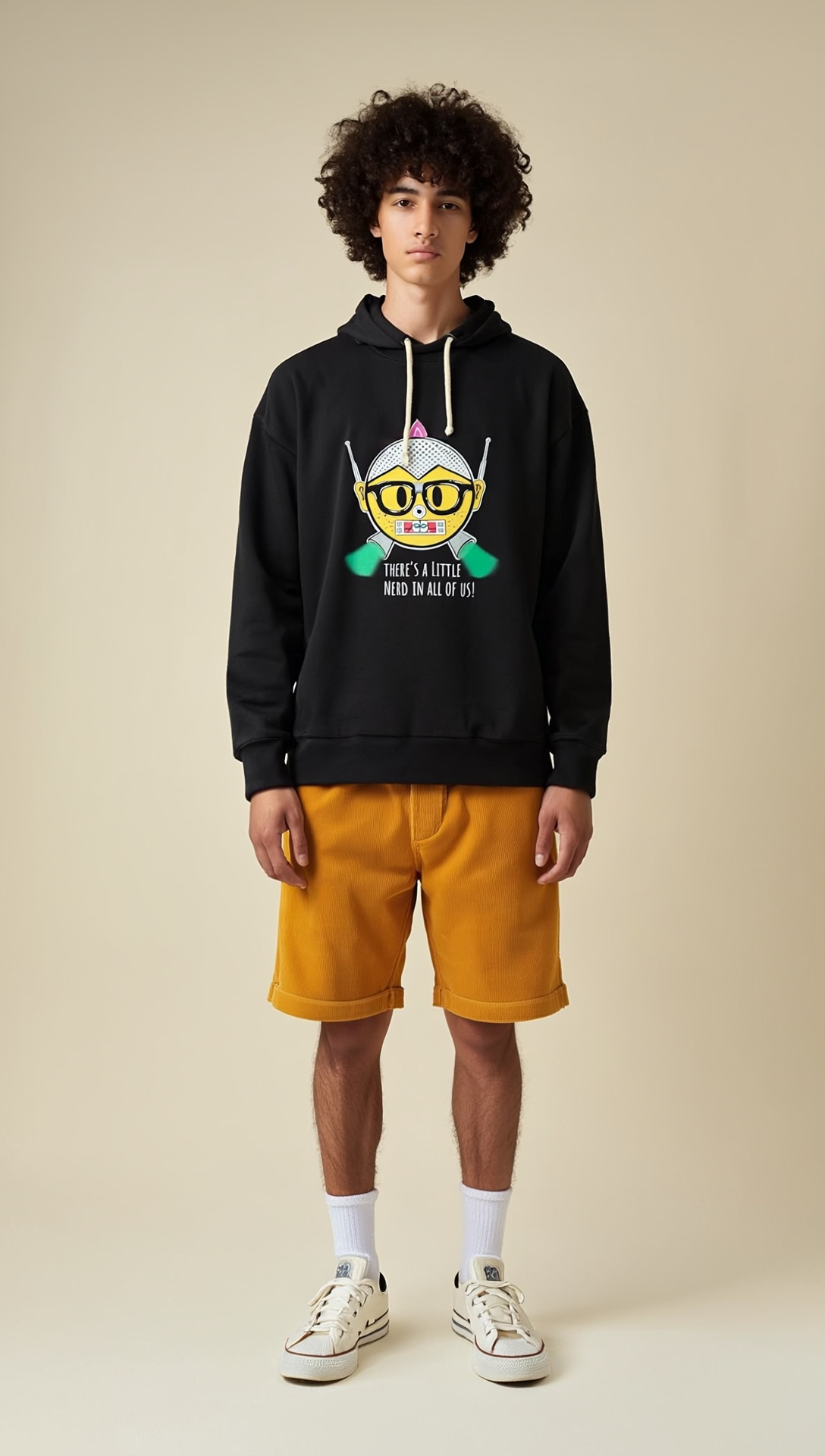 (Dr. Mad Nerdtros”) Unisex Lightweight Hooded Sweatshirt