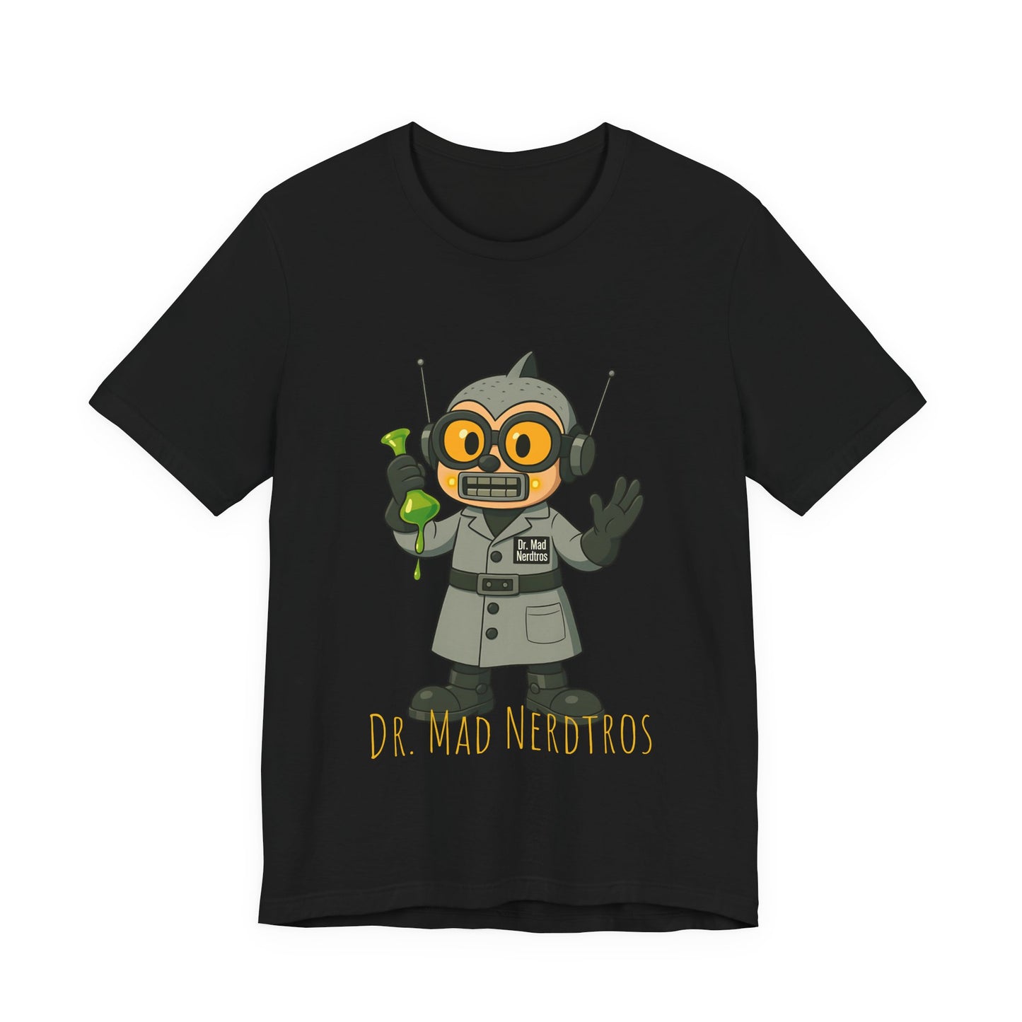 (1# Dr. MAD Nerdtros Unisex Jersey Short Sleeve Tee
