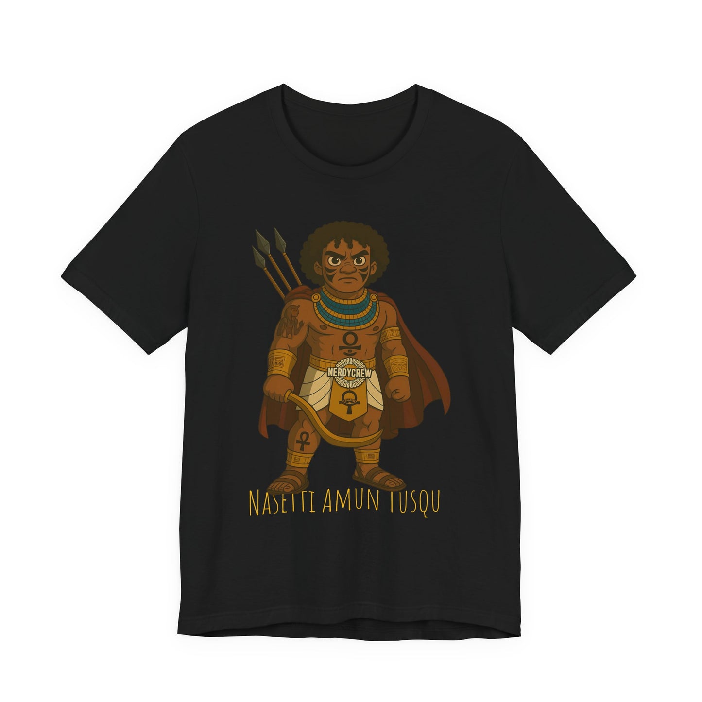 (“3 Nasetti Amun Tusqu”) Unisex Jersey Short Sleeve Tee