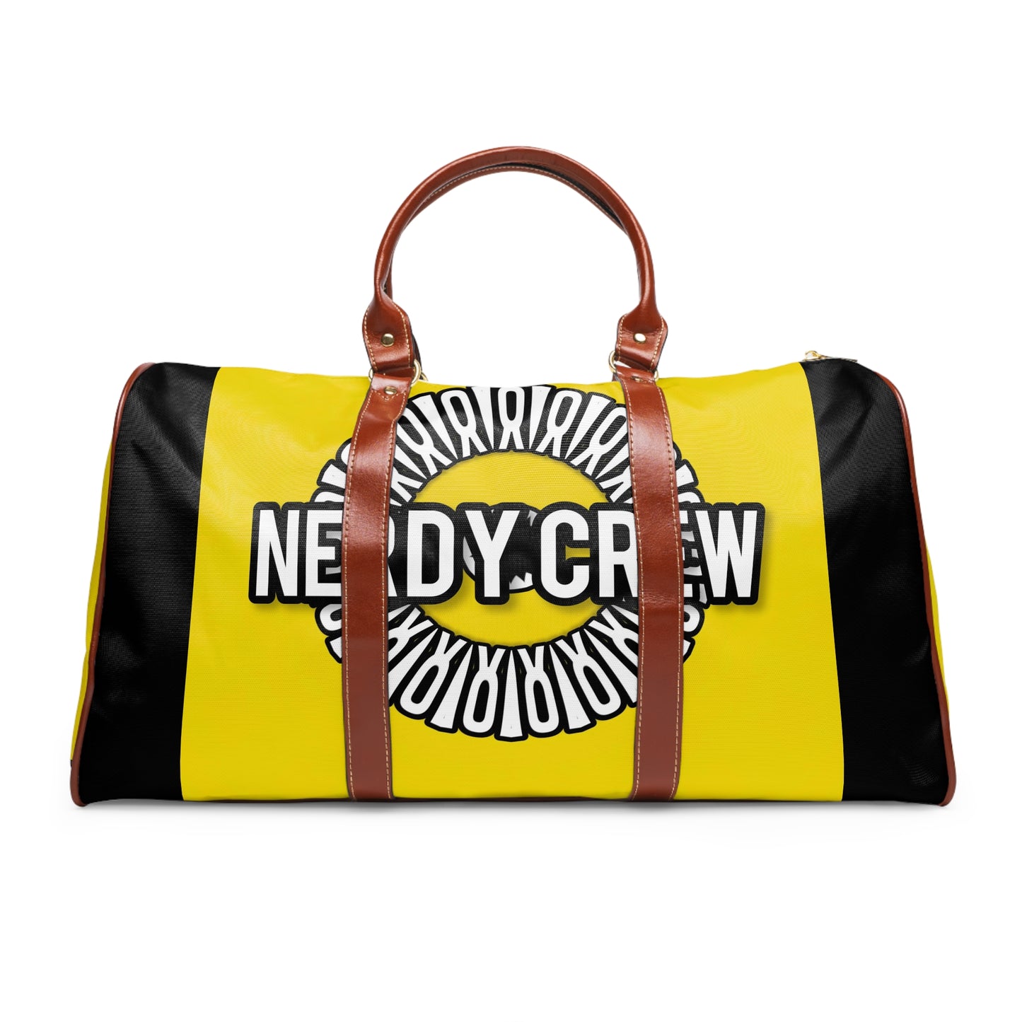 1a5 Nerdy Crew official (Yellow) Waterproof Travel Bag (Pre-Order item) Shipping to your address will take 4 to 6 weeks to receive from date of purchase order date.