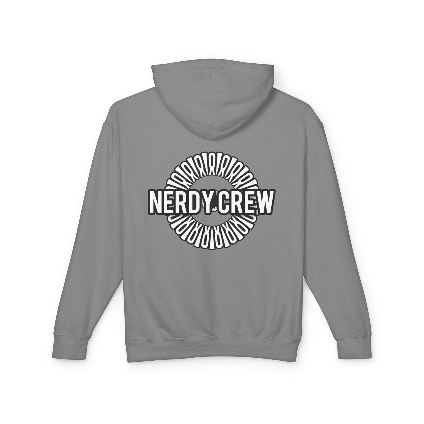 Dr. Mad Nerdtros (Grey) Unisex Lightweight Hooded Sweatshirt