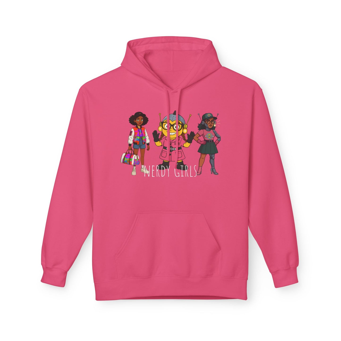 (The girly Mad Nerdtros) Unisex Midweight Softstyle Fleece Hoodie