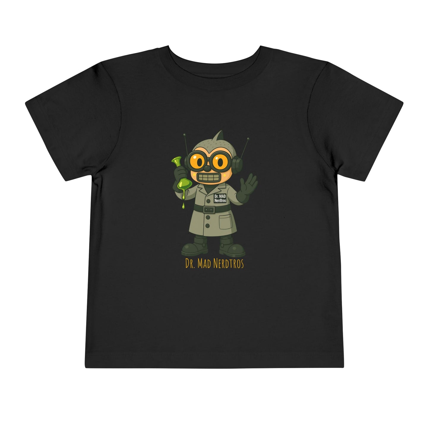 (1# Dr. MAD Nerdtros Toddler Short Sleeve Tee