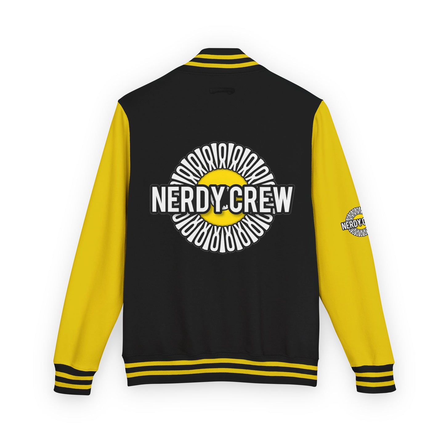 (The Nerdy Crew Unisex) Heavyweight Letterman Jacket