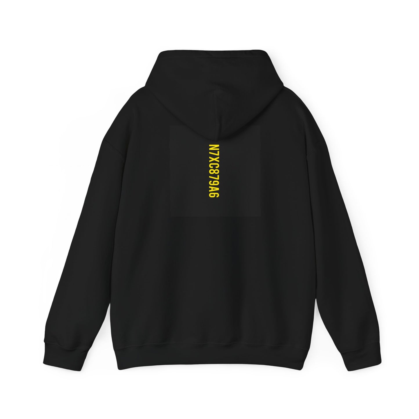Official Black & Yellow text Unisex Heavy Blend™ Hooded Sweatshirt Black & Yellow text Unisex Heavy Blend™ Hooded Sweatshirt