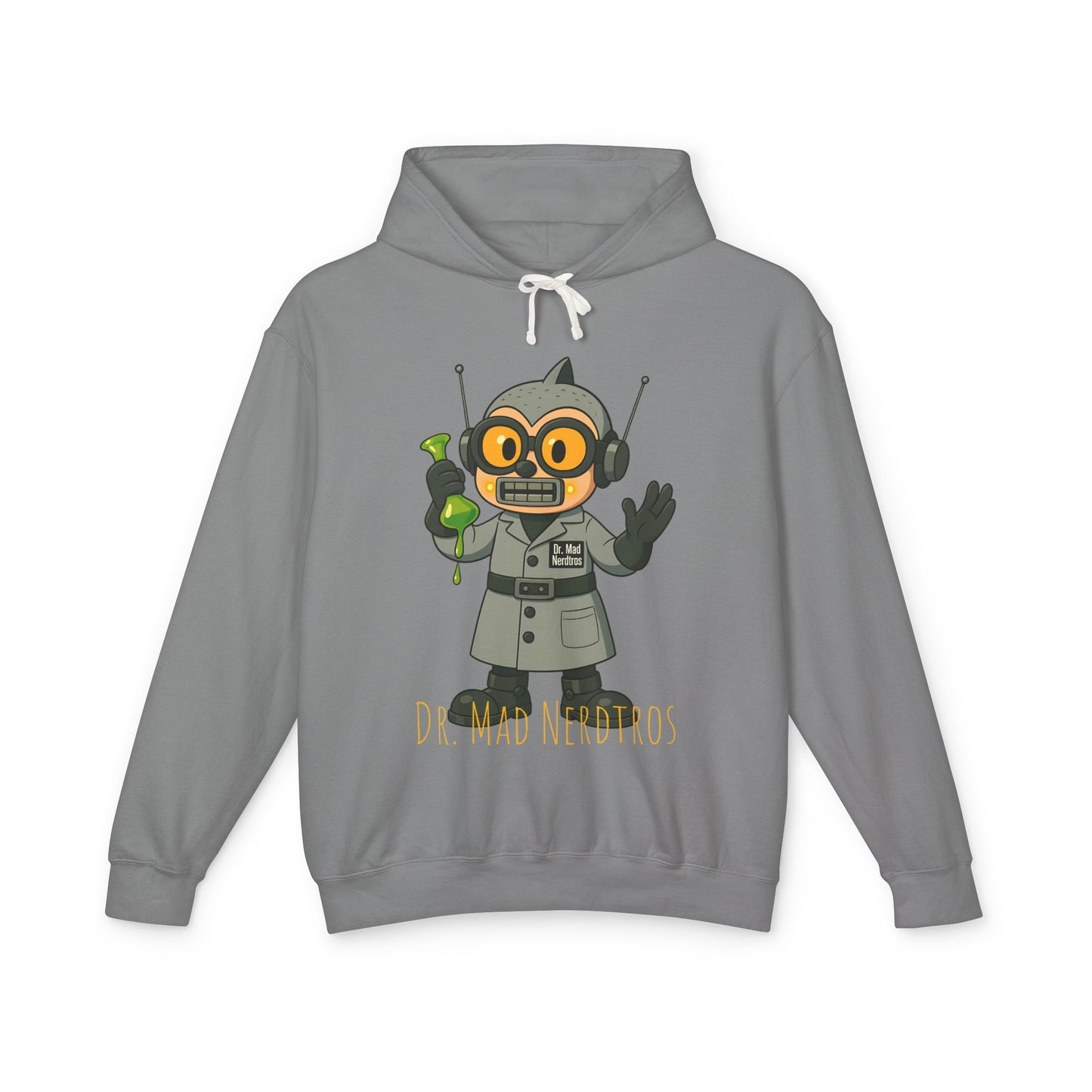 (1# Dr. Mad Nerdtros Unisex Lightweight Hooded Sweatshirt