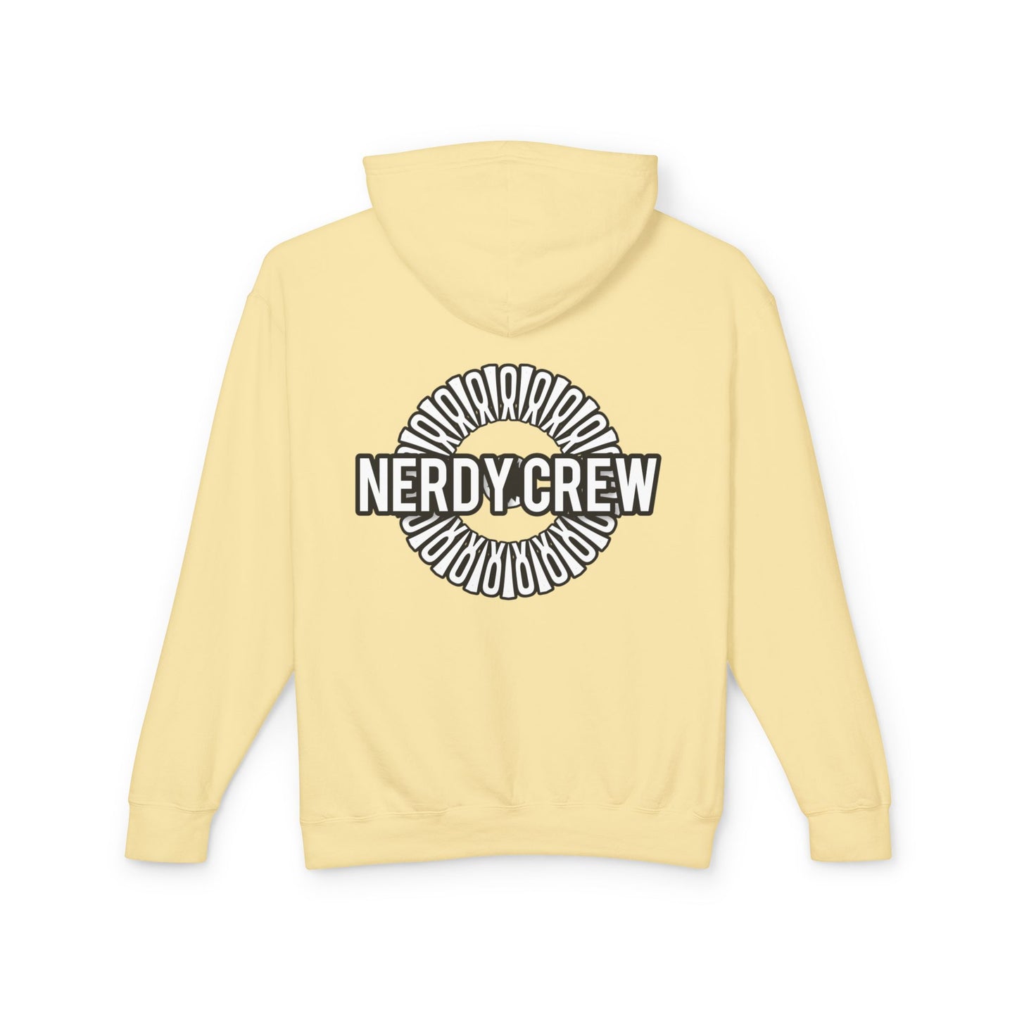 Dr. Mad Nerdtros (Grey) Unisex Lightweight Hooded Sweatshirt