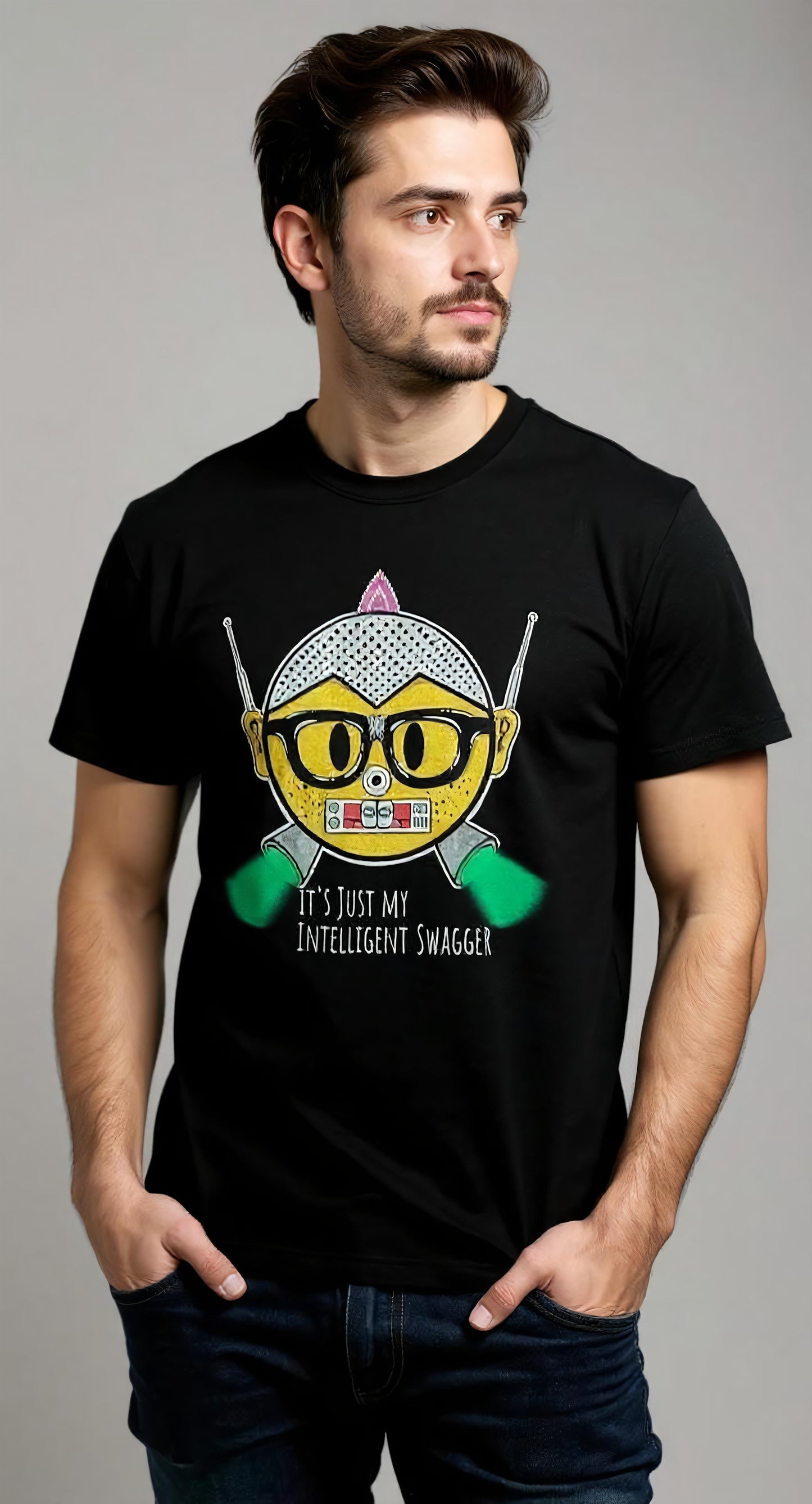 (“Mad Nerdtros Logo”) Unisex Heavy Cotton Tee