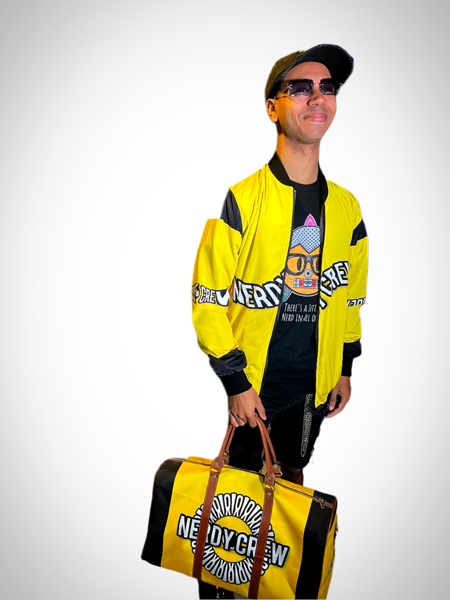 (“Nerdy Crew Supreme”) Mustard
(Yellow) Waterproof Travel Bag (Pre-Order item) Shipping to your address will take 4 to 6 weeks to receive from date of purchase order date.