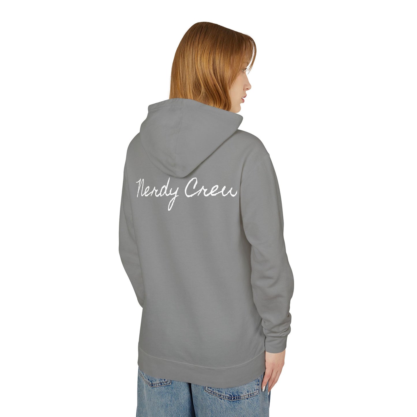 Nerdy Crew official Unisex Lightweight Hooded Sweatshirt