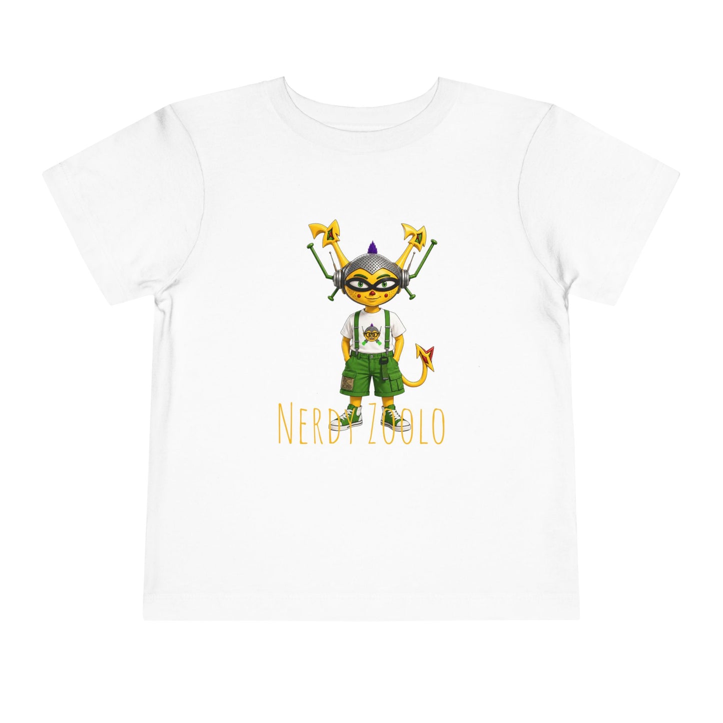 (1# Nerdy Zoolo Toddler Short Sleeve Tee