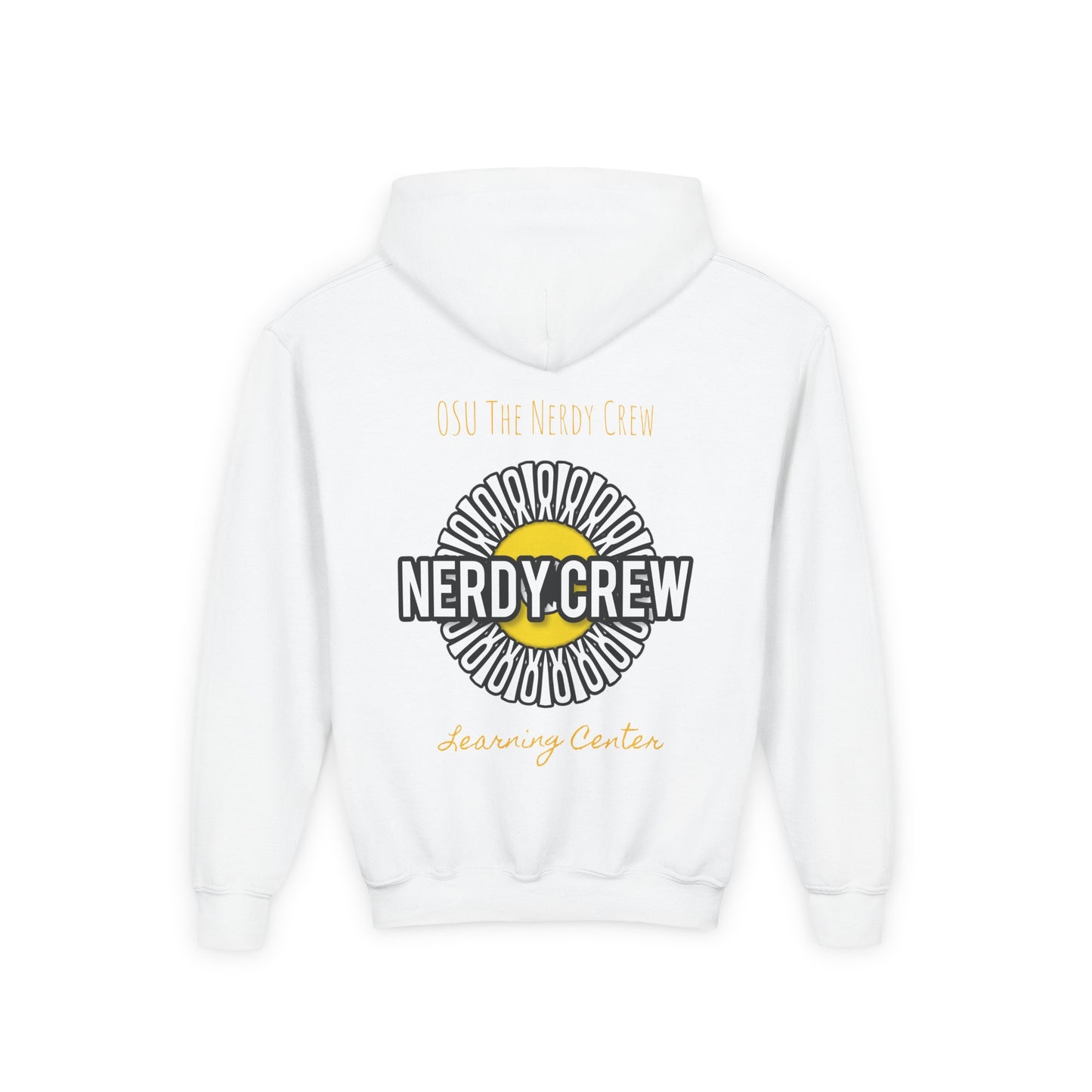 (1# The Nerdy Crew kids OSU Youth Heavy Blend Hooded Sweatshirt