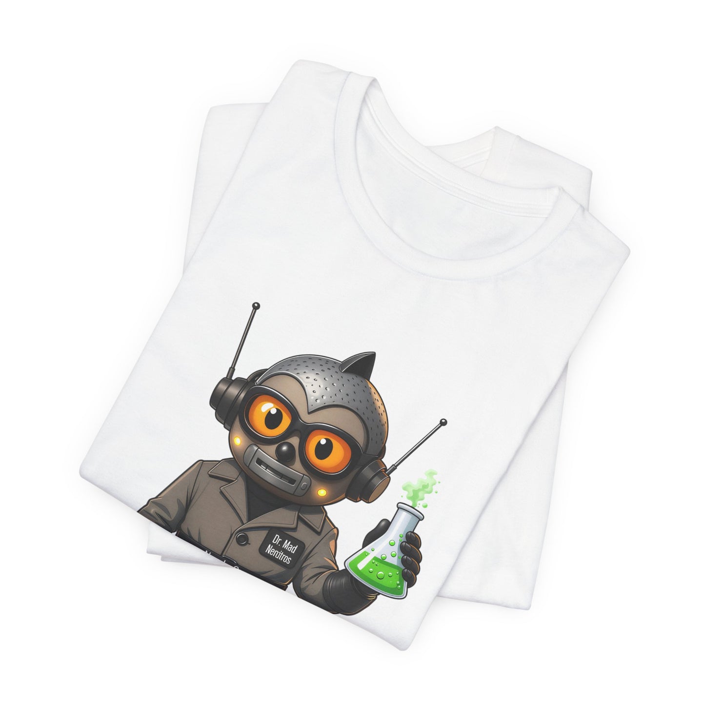 (1# Dr. Mad Nerdtros”) Unisex Jersey Short Sleeve Tee