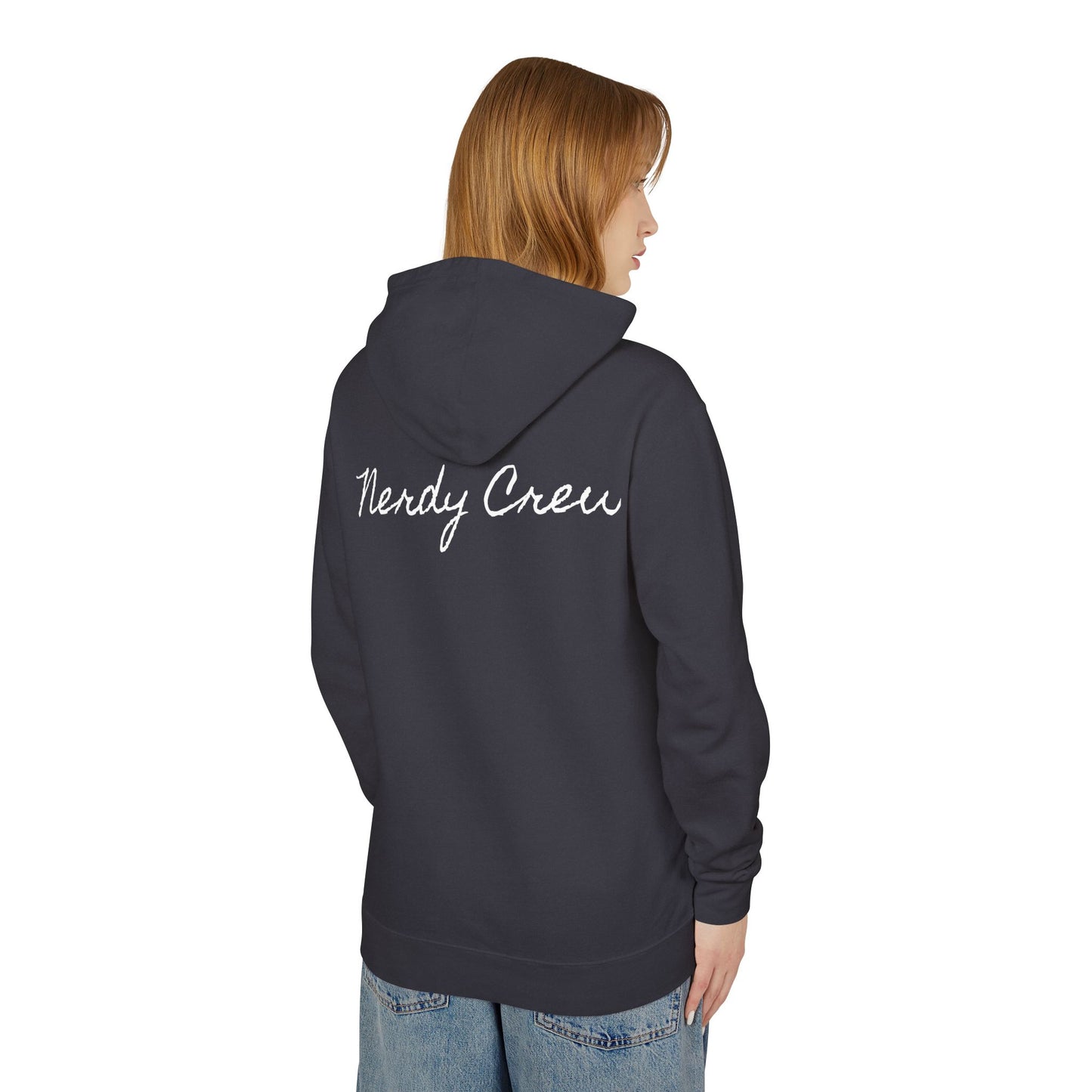 Nerdy Crew official Unisex Lightweight Hooded Sweatshirt