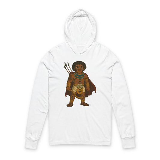 (“3 Nasetti Amun Tusqu”) Unisex Hooded Long Sleeve Tee