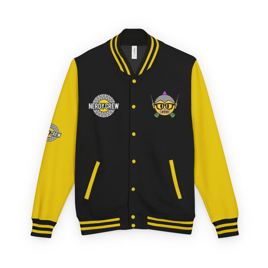 (The Nerdy Crew Unisex) Heavyweight Letterman Jacket