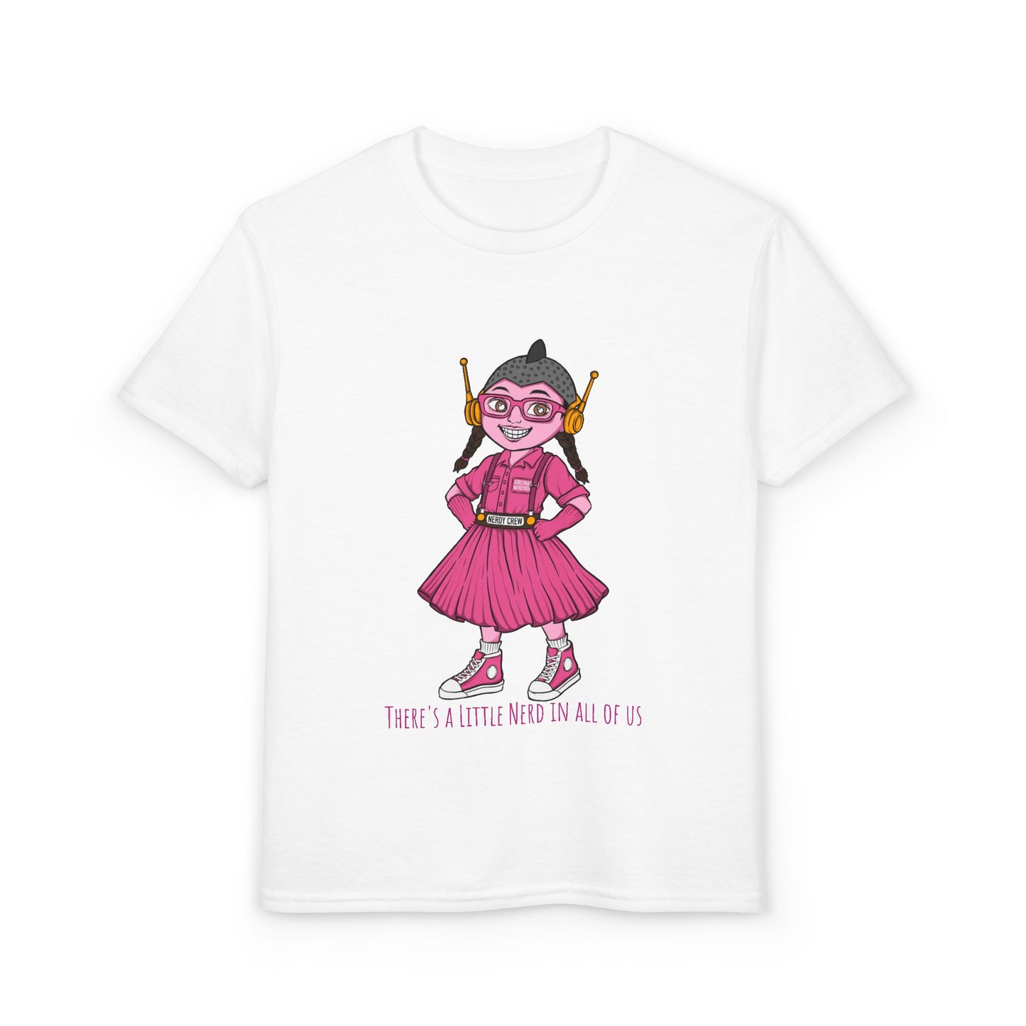 (1# Girly Mad Nerdtros) Youth DryBlend® T-Shirt