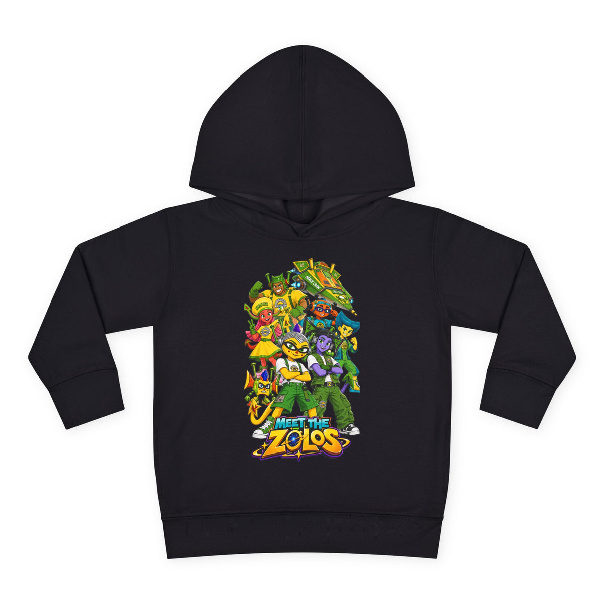 ($Meet The Zolos”) Toddler Pullover Fleece Hoodie
