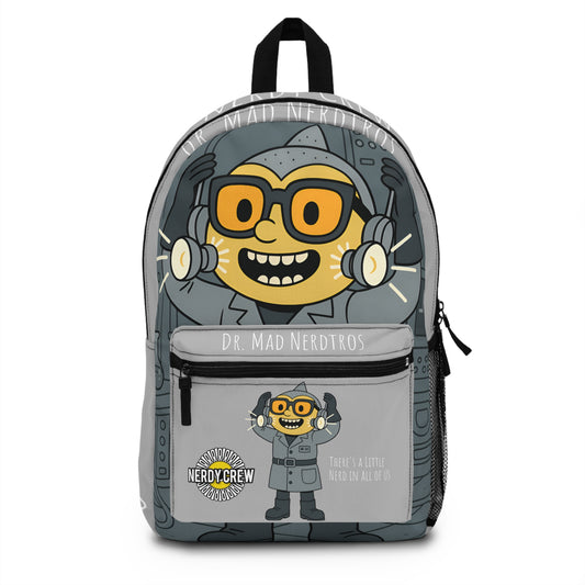 Dr. Mad Nerdtros (Grey) Backpack