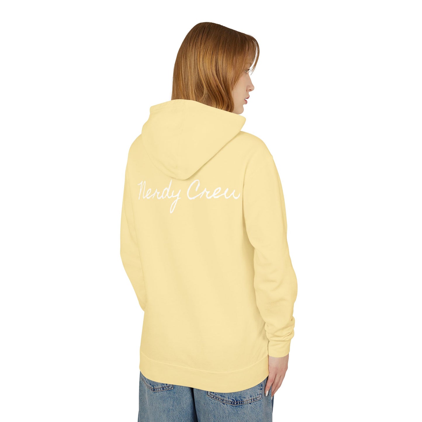 Nerdy Crew official Unisex Lightweight Hooded Sweatshirt