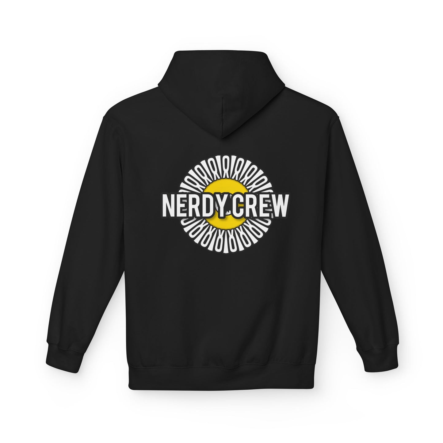 (“Nerdy Crew”) (Yellow) Unisex Midweight Softstyle Fleece Hoodie