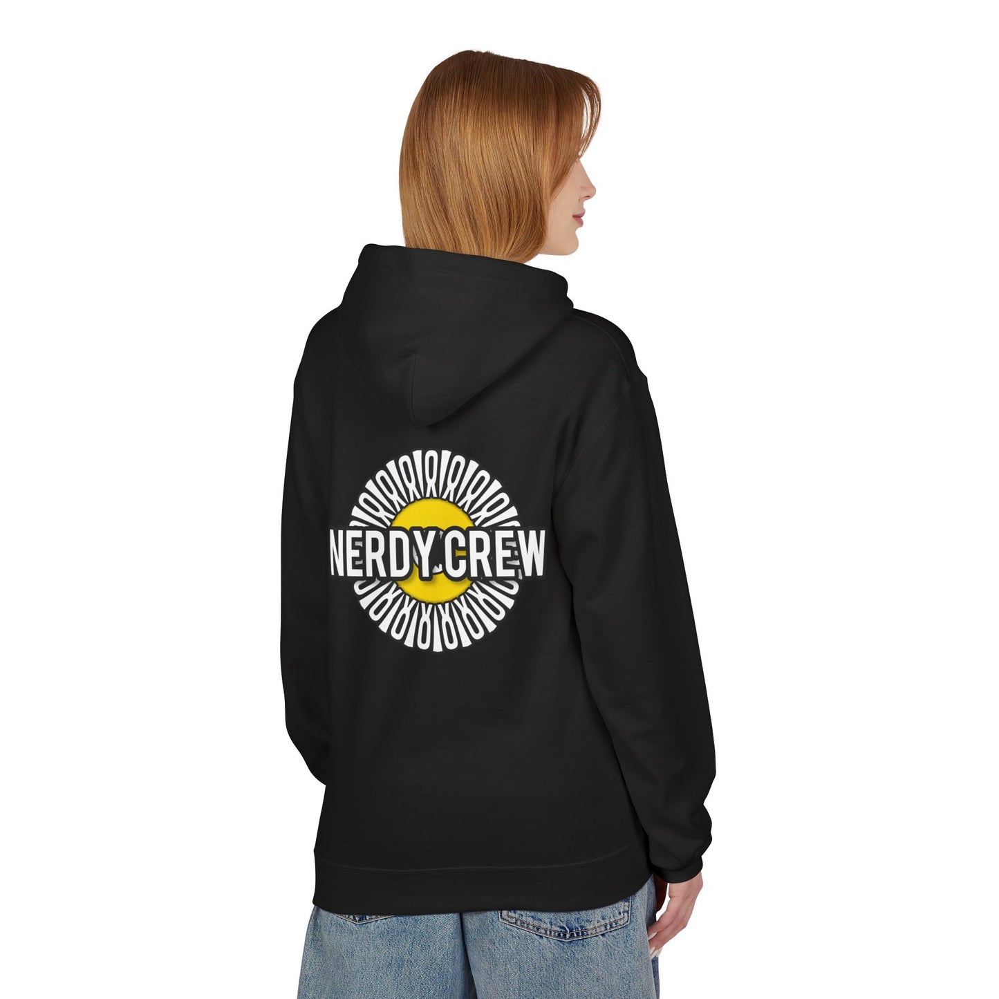 Black & Yellow text Unisex Heavy Blend™ Hooded Sweatshirt Unisex Midweight Softstyle Fleece Hoodie