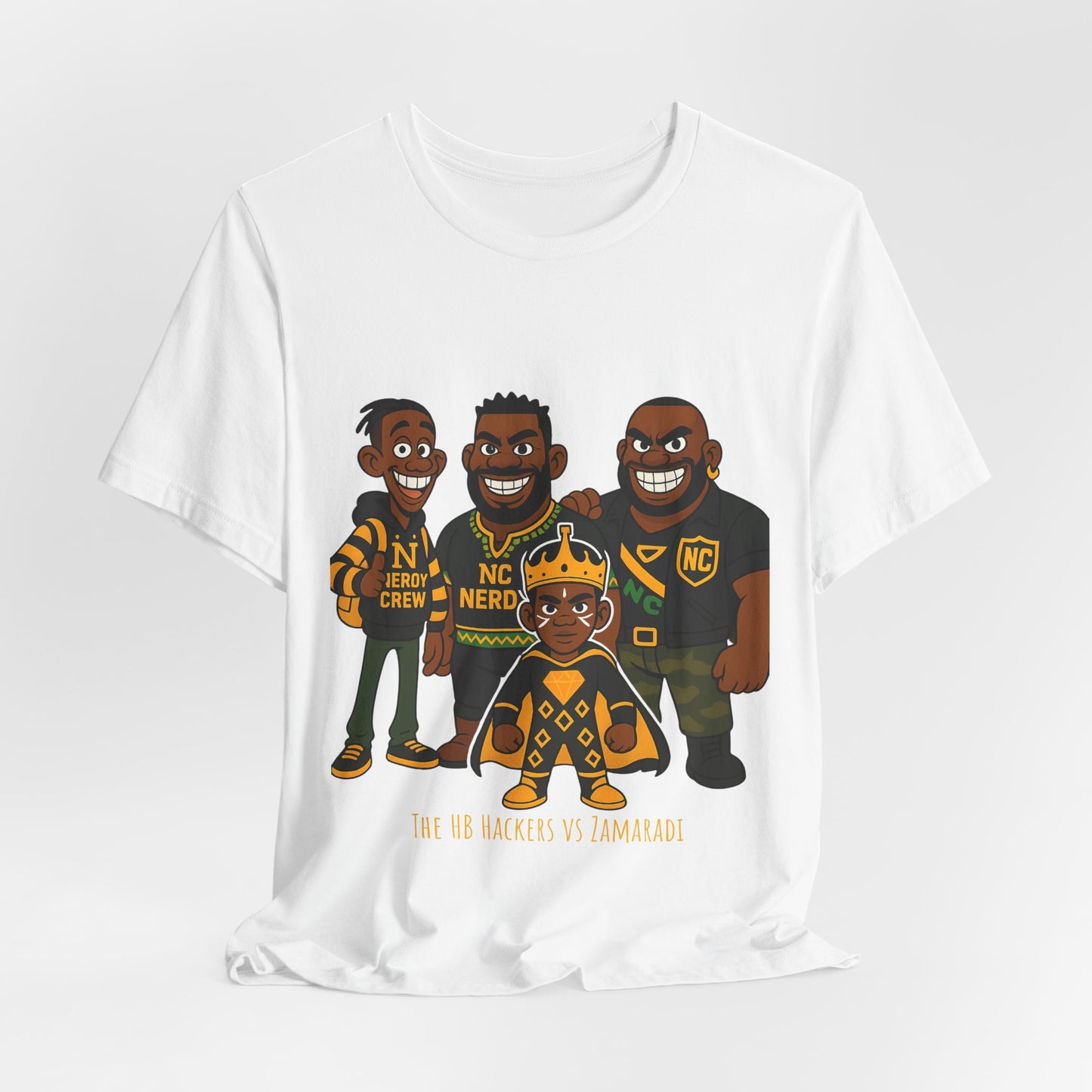 Zamaradi vs HB Hackers Unisex Jersey Short Sleeve Tee