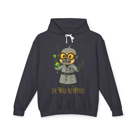 (1# Dr. Mad Nerdtros Unisex Lightweight Hooded Sweatshirt