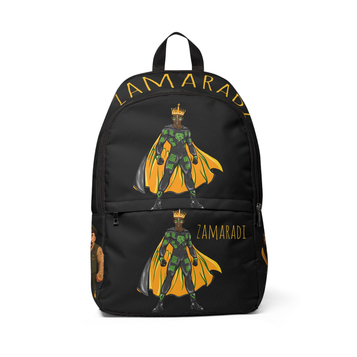 Zamaradi Unisex Fabric Backpack
