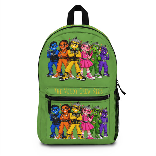 (1# The Nerdy Crew Kids”) Backpack