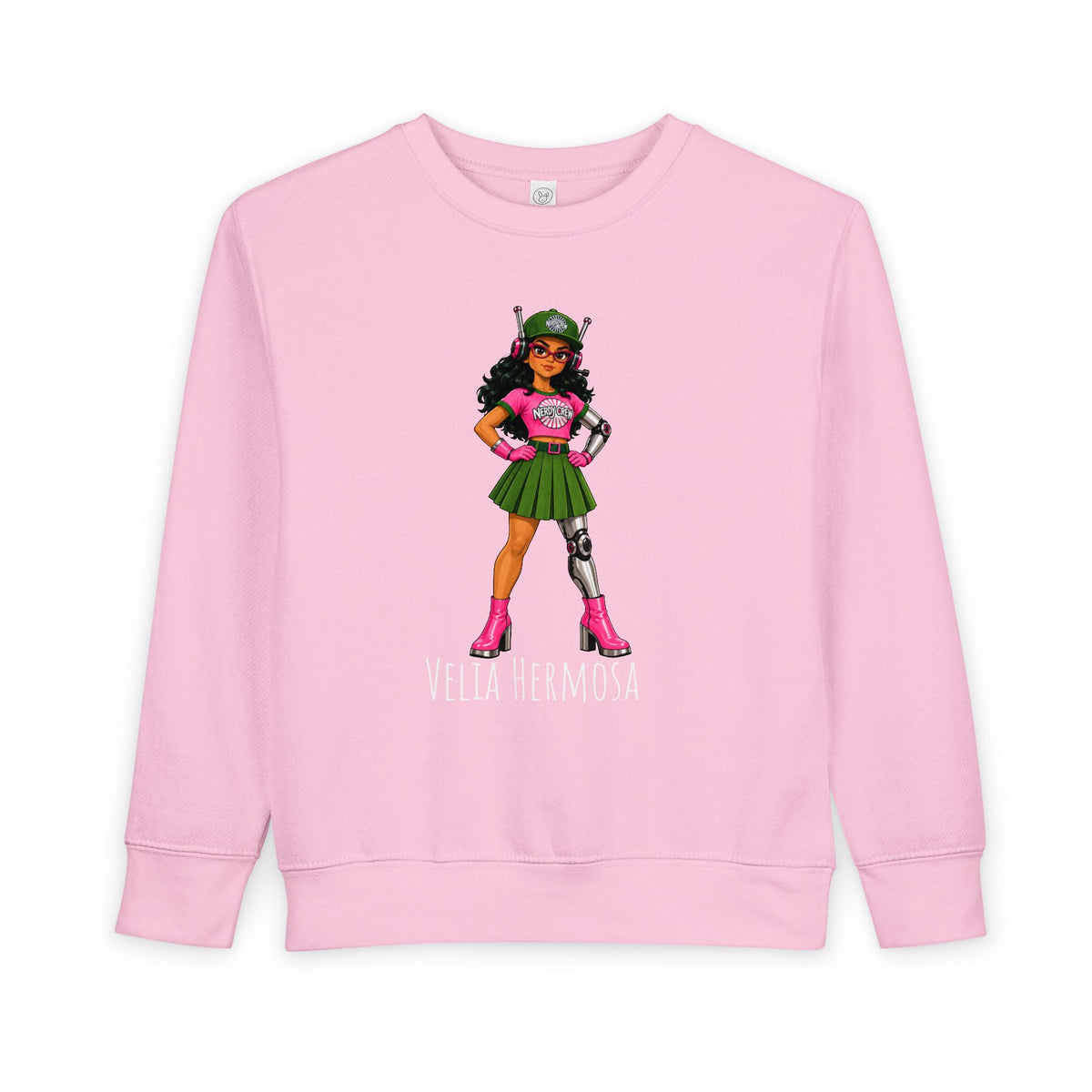 ($Velia Hermosa”) Toddler Sweatshirt