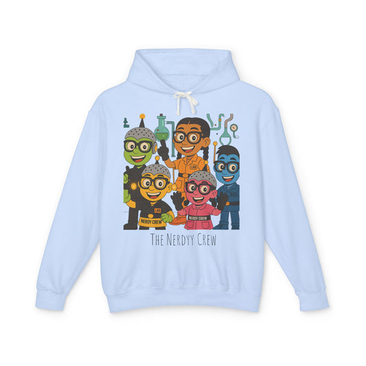 The Nerdyy Crew Unisex Lightweight Hooded Sweatshirt