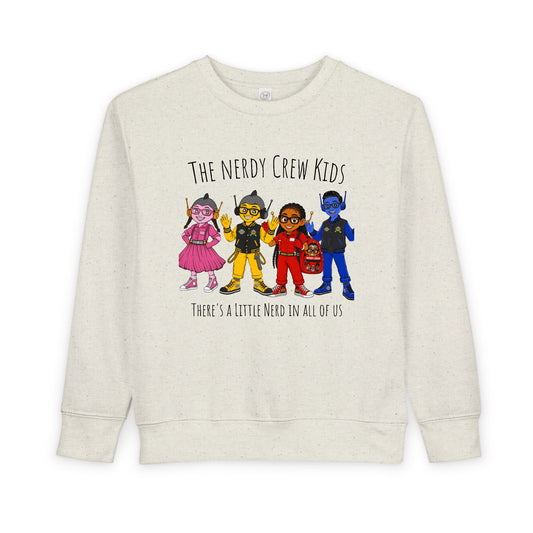 1# (“Nerdy Crew Kids”)  Toddler Sweatshirt