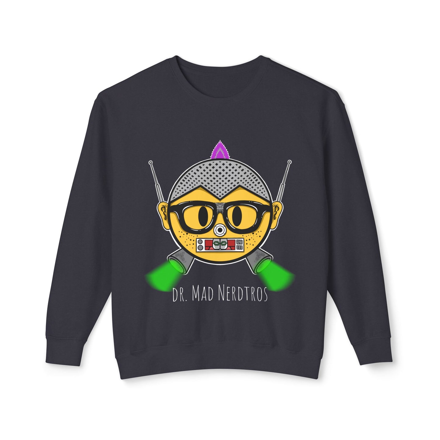 (“Mad Nerdtros Logo”) # 2 Unisex Lightweight sweater