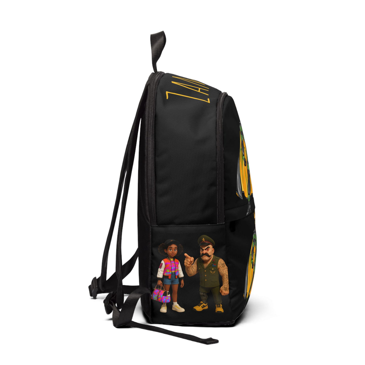 Zamaradi Unisex Fabric Backpack