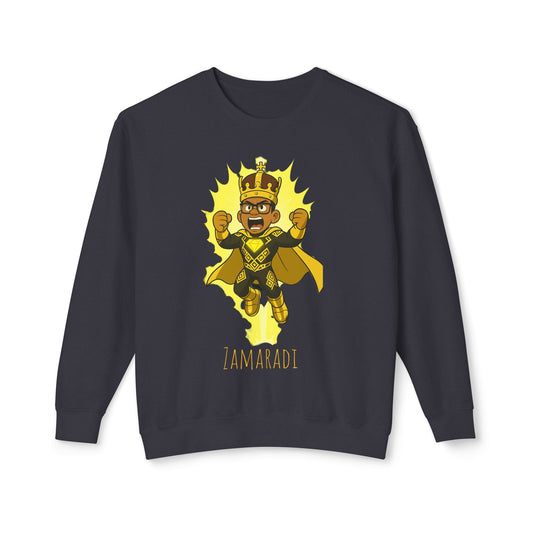 (Zamaradi) Unisex Lightweight Crewneck Sweatshirt