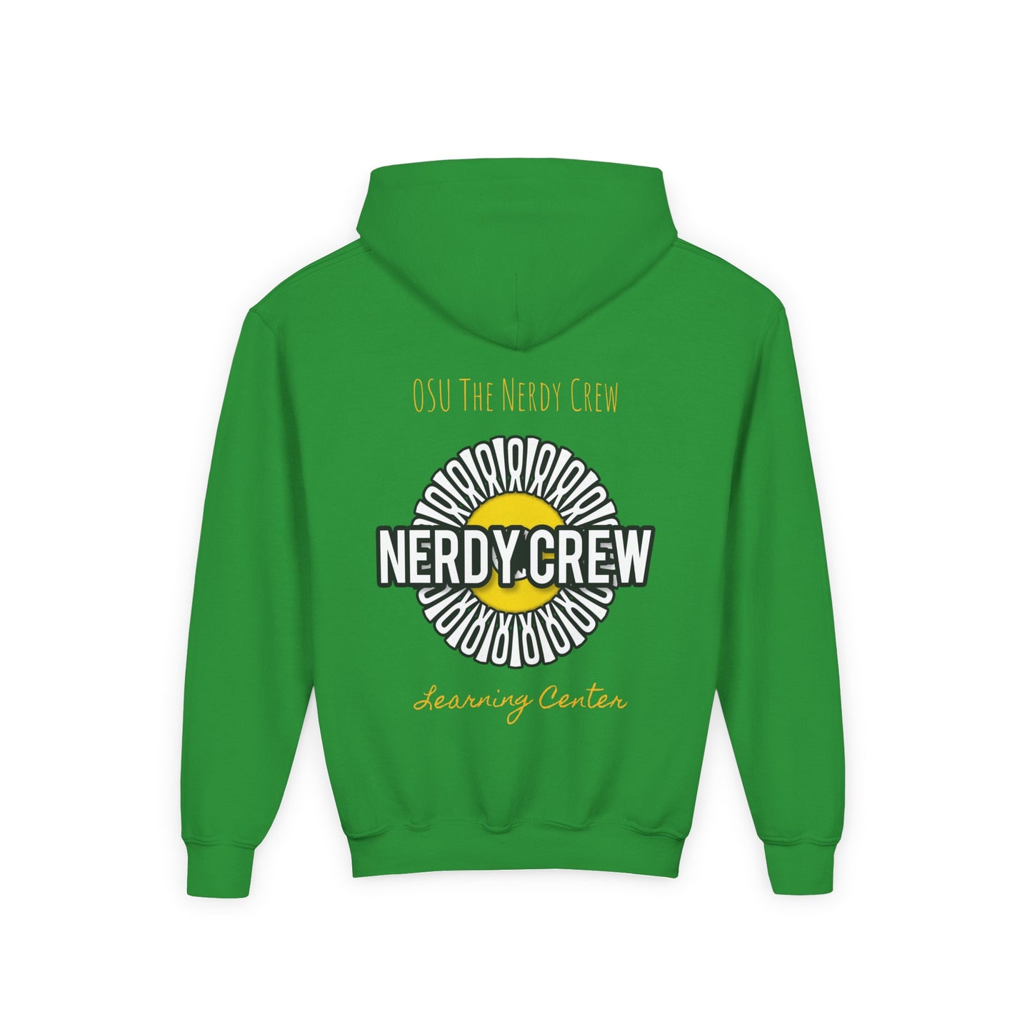 (1# The Nerdy Crew kids OSU Youth Heavy Blend Hooded Sweatshirt