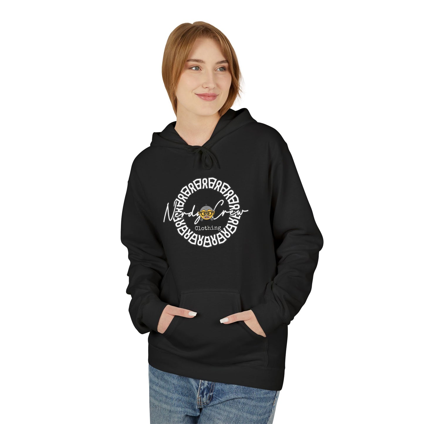 Black & Yellow text Unisex Heavy Blend™ Hooded Sweatshirt Unisex Midweight Softstyle Fleece Hoodie