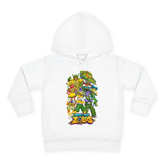 ($Meet The Zolos”) Toddler Pullover Fleece Hoodie