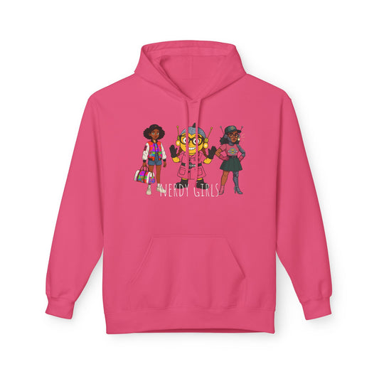 (The girly Mad Nerdtros) Unisex Midweight Softstyle Fleece Hoodie