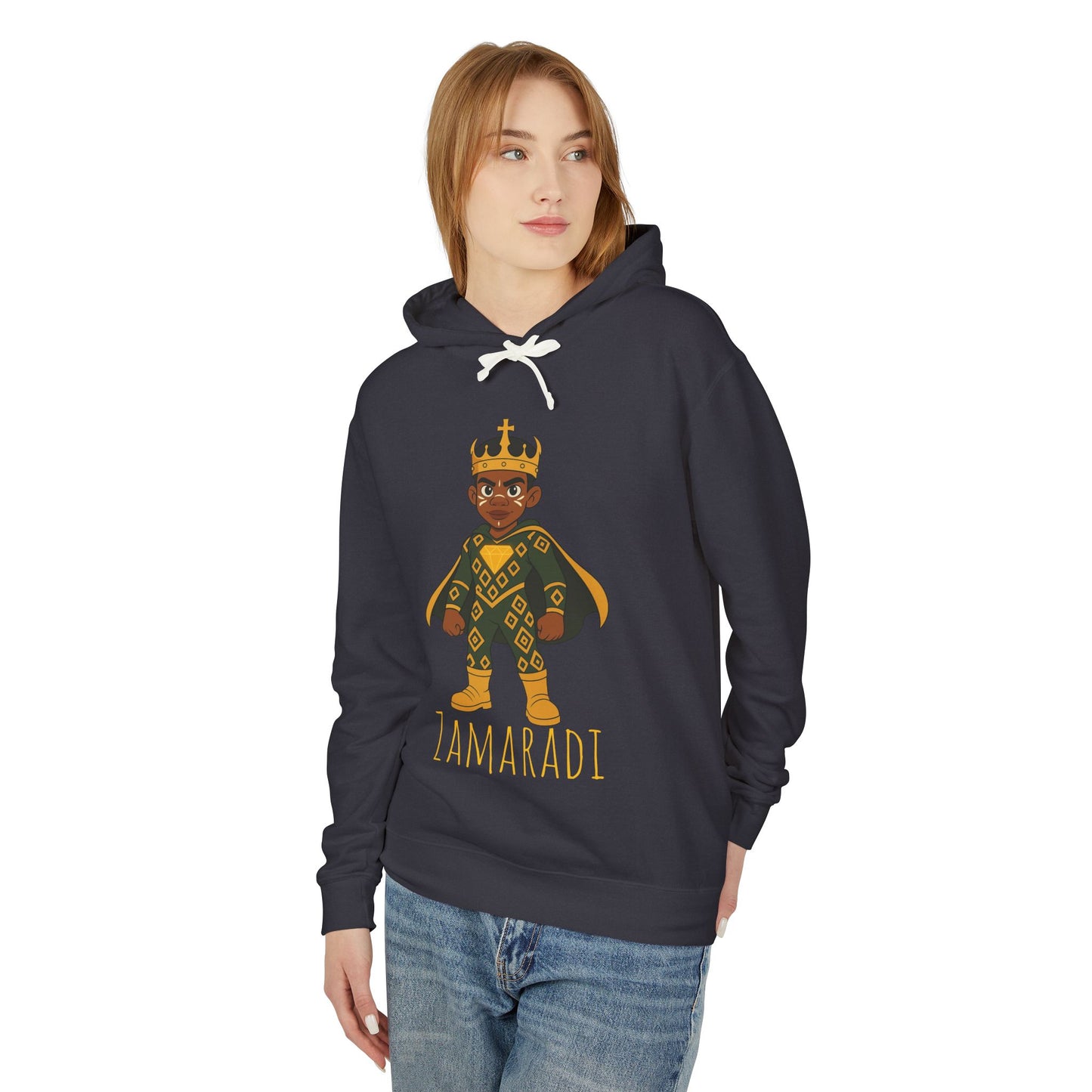 Zamaradi Unisex Lightweight Hooded Sweatshirt